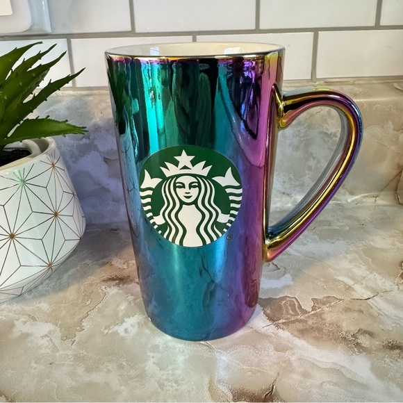 Starbucks Other - Starbucks 16oz Metallic Coffee Drink Mug Cup